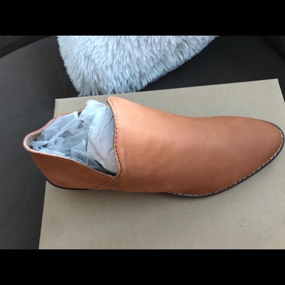 tan booties - Picture 3 of 5